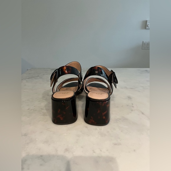 J. CREW Penny Sandals, Tortoiseshell, 10 - Picture 3 of 6